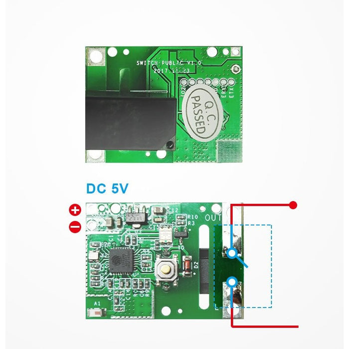 Смарт Wi - Fi превключвател Sonoff RE5V1C 5V (IM171018005)
