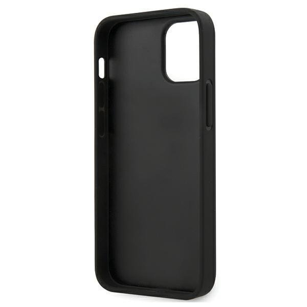 Калъф BMW BMHCP12SPUCARTCBK Carbon Tricolor Line за iPhone 12 Mini Black