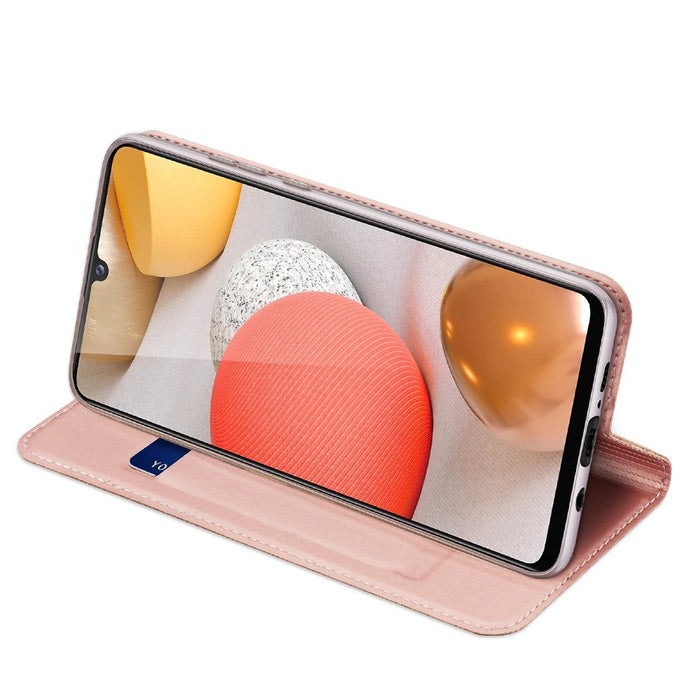Калъф за телефон Dux Ducis Skin Pro bookcase за Samsung Galaxy A42 5G, розов