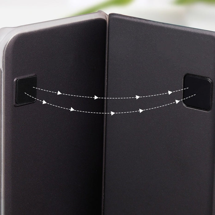 Калъф за телефон Clear View за Motorola Moto G9 Plus, черен