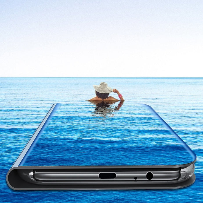 Калъф за телефон Clear View за Samsung Galaxy A20s, черен