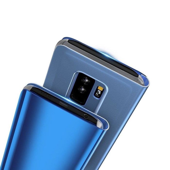 Калъф за телефон Clear View за Samsung Galaxy A20s, син