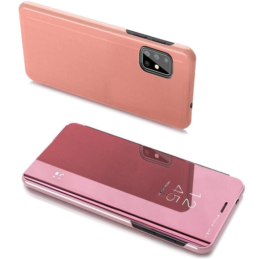 Калъф за телефон Clear View Samsung Galaxy A20s розов