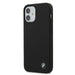 Калъф за телефон BMW Silicone Signature iPhone 12 Mini черен