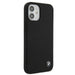Калъф за телефон BMW Silicone Signature iPhone 12 Mini черен
