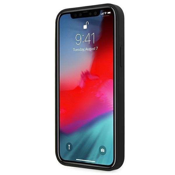 Калъф за телефон BMW Silicone Signature iPhone 12 Mini черен