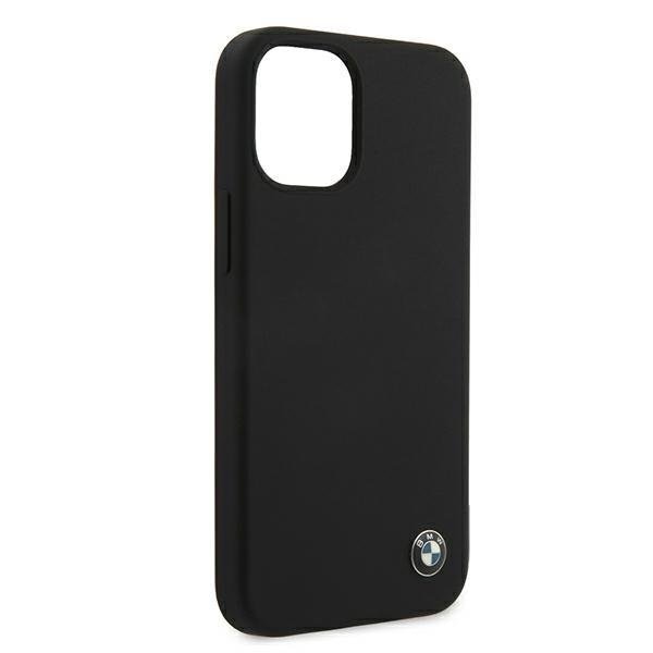 Калъф за телефон BMW Silicone Signature iPhone 12 Mini черен