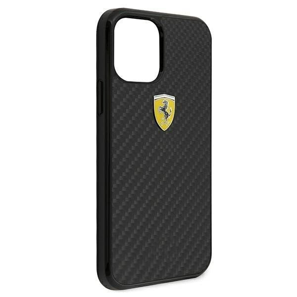 Калъф Cover Ferrari On Track Carbon за iPhone 12