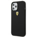 Калъф за телефон Ferrari iPhone 12/12 Pro черен