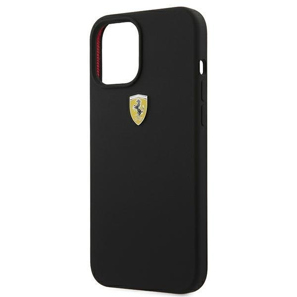 Калъф за телефон Ferrari iPhone 12/12 Pro черен