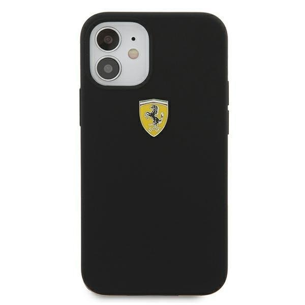 Калъф за телефон Ferrari iPhone 12 Mini черен