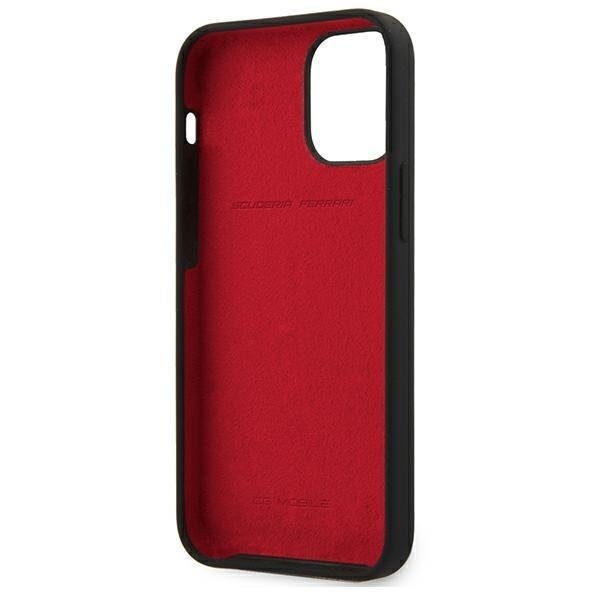 Калъф за телефон Ferrari iPhone 12 Mini черен