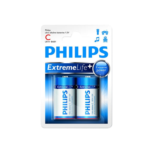 Philips Ultra Alkaline батерия LR14 C 2бр