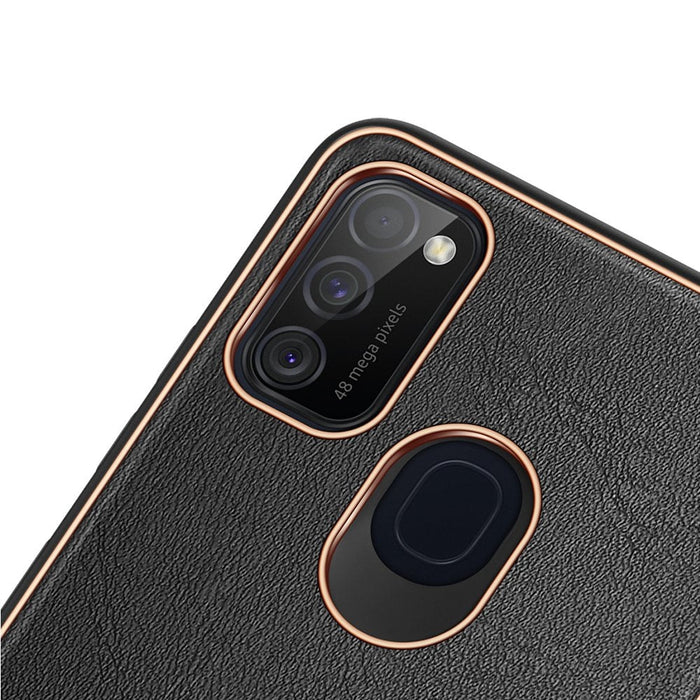 Калъф за телефон Dux Ducis Yolo Elegant калъф за Samsung Galaxy M30s, черен
