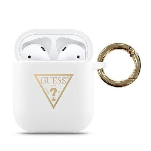Калъф Guess GUACA2LSTLWH за AirPods 1/2 бял