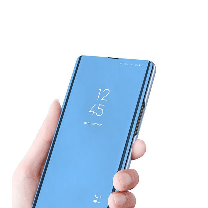 Калъф за телефон Clear View за Samsung Galaxy S21 5G, син