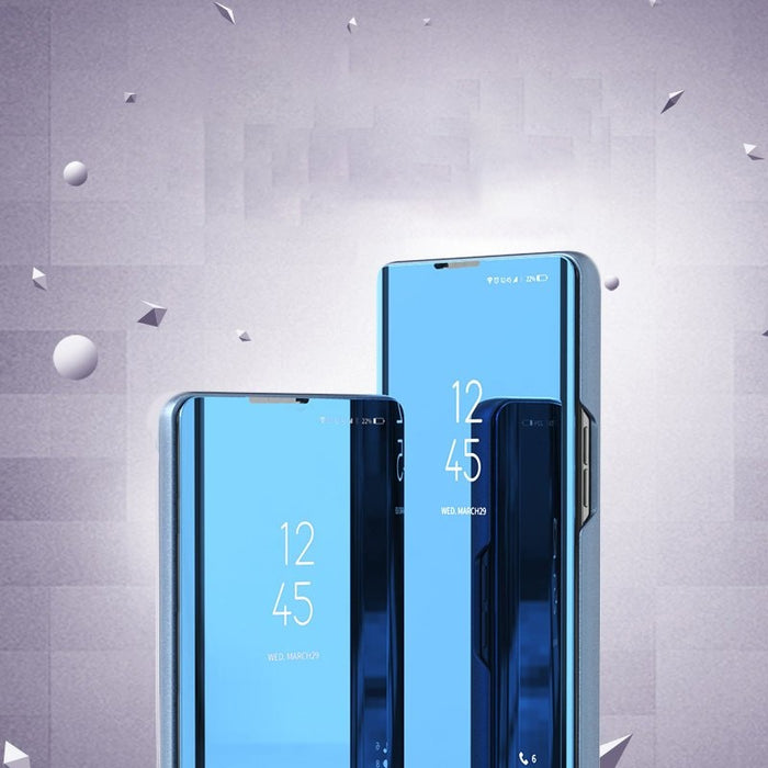 Калъф за телефон Clear View за Samsung Galaxy S21 5G, син