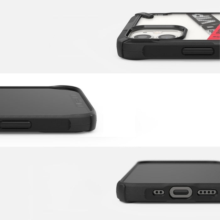 Калъф за телефон Ringke Fusion X Design за iPhone 12 Mini, черен (XDAP0020)