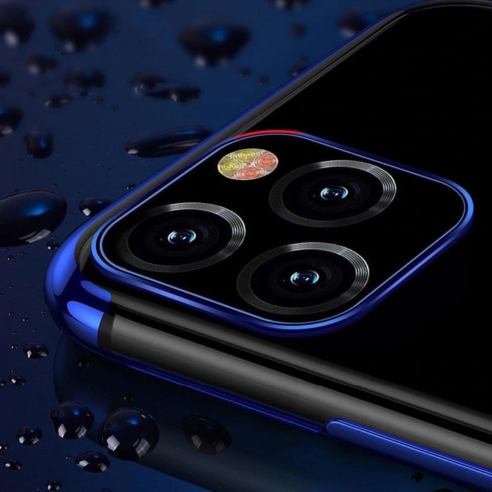 Калъф за телефон Clear Color Gel TPU Electroplating за Xiaomi Mi 10T Lite, черен