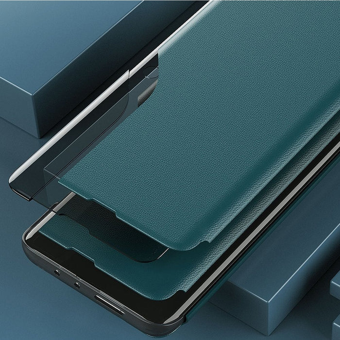 Калъф за телефон Eco Leather View Elegant за Samsung Galaxy A72 4G, син