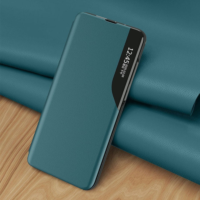Калъф за телефон Eco Leather View Elegant за Samsung Galaxy A72 4G, син