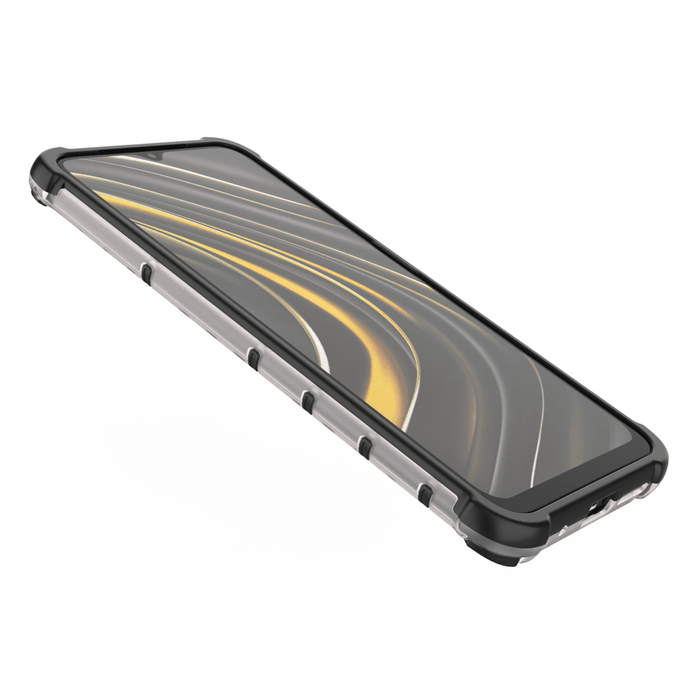 Калъф за телефон Honeycomb Armor с TPU рамка за Xiaomi Poco M3 / Xiaomi Redmi 9T, прозрачен