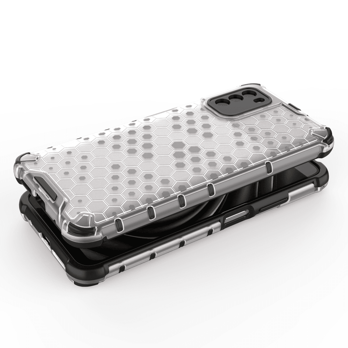 Калъф за телефон Honeycomb Armor с TPU рамка за Xiaomi Poco M3 / Xiaomi Redmi 9T, прозрачен