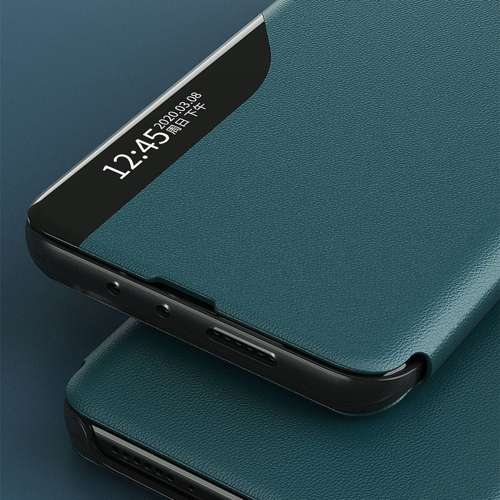Калъф за телефон Eco Leather View Elegant със стойка за Samsung Galaxy A11/M11, черен