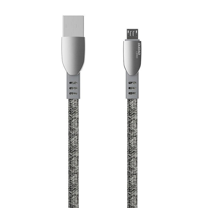 Кабел Dudao USB към Micro USB, 5A, 1m, сив