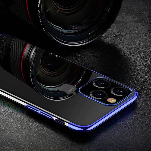 Калъф Clear Color Case за Samsung Galaxy S21 5G син