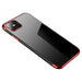 Калъф Clear Color Case за Samsung Galaxy S21 5G червен