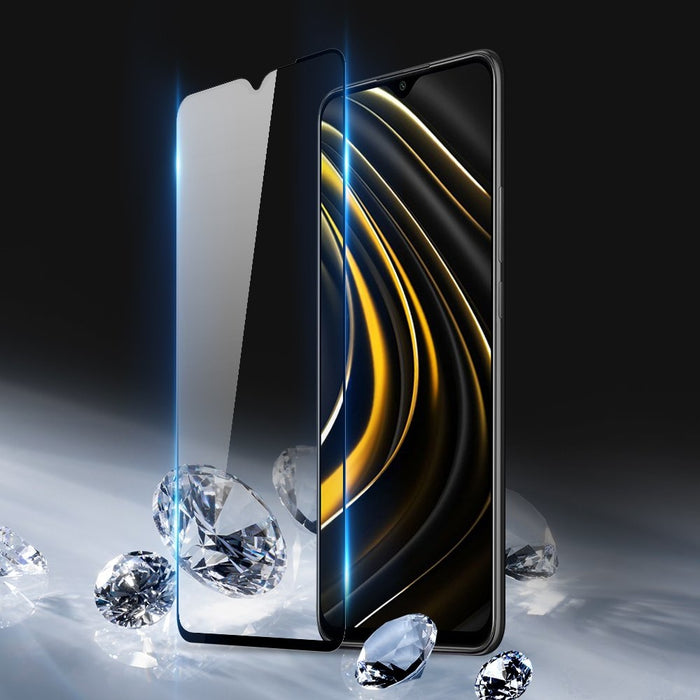 Стъклен комплект Dux Ducis 9D Tempered Glass Tough с рамка за Xiaomi Poco X3 NFC, черен
