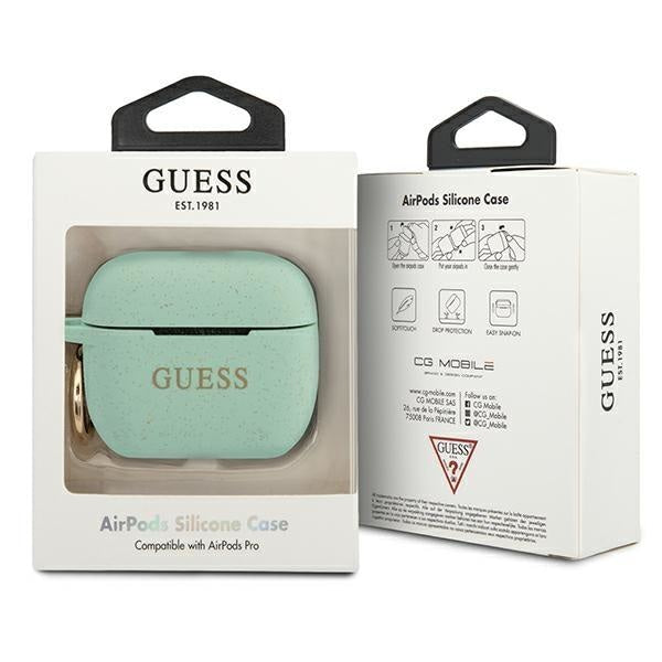 Калъф Guess Silicone за Apple AirPods Pro Green