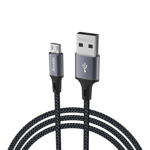 Кабел за зареждане USB към Micro Proda Azeada 3A 1m Тъмносив