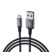 Кабел за зареждане USB към Micro Proda Azeada 3A 1m Тъмносив