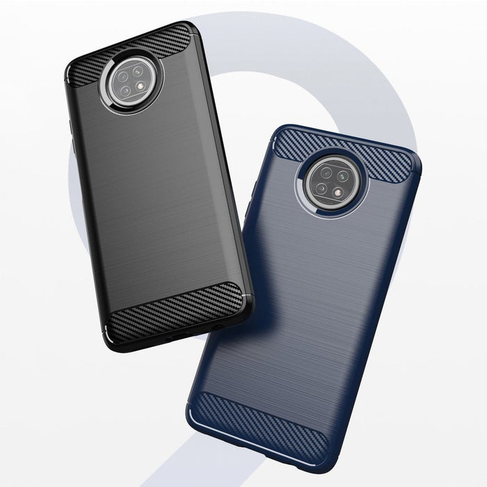 Калъф Carbon Case Flexible, за Xiaomi Redmi Note 9T 5G, син