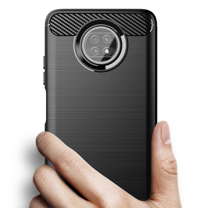 Калъф Carbon Case Flexible, за Xiaomi Redmi Note 9T 5G, син