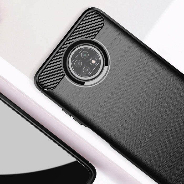 Калъф Carbon Case Flexible, за Xiaomi Redmi Note 9T 5G, син