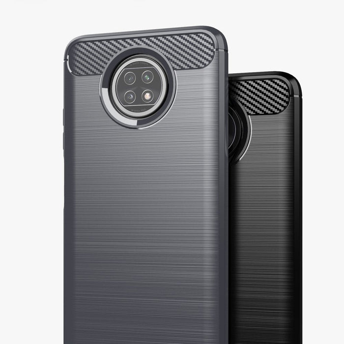 Калъф Carbon Case Flexible, за Xiaomi Redmi Note 9T 5G, син