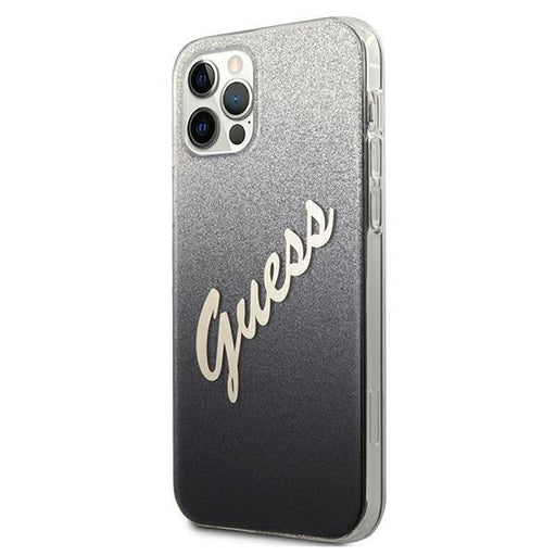 Калъф Guess Glitter Gradient Script за iPhone 12 Pro