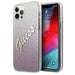 Калъф Guess Glitter Gradient Script за iPhone 12 Розов