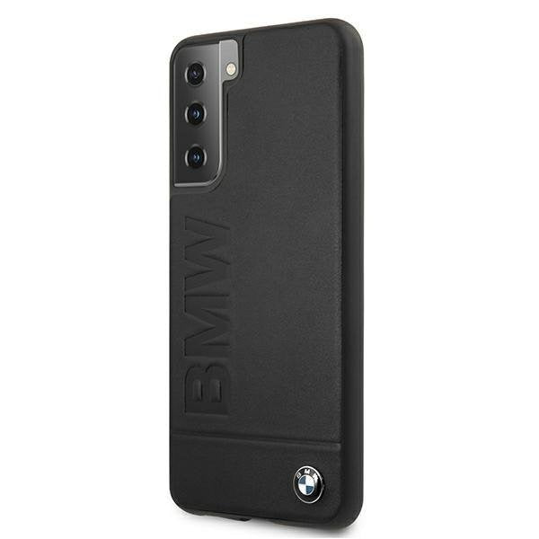 Калъф за телефон BMW BMHCS21SSLLBK Signature Logo Imprint за Samsung Galaxy S21, черен