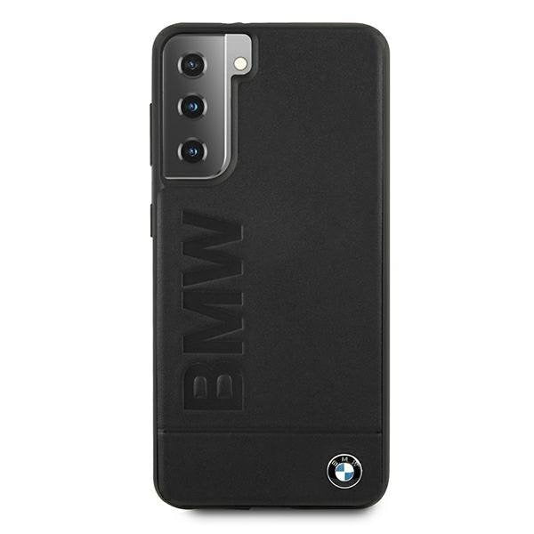 Калъф за телефон BMW BMHCS21SSLLBK Signature Logo Imprint за Samsung Galaxy S21, черен