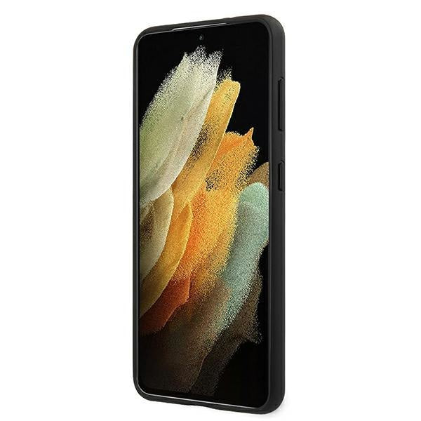 Калъф за телефон BMW BMHCS21SSLLBK Signature Logo Imprint за Samsung Galaxy S21, черен