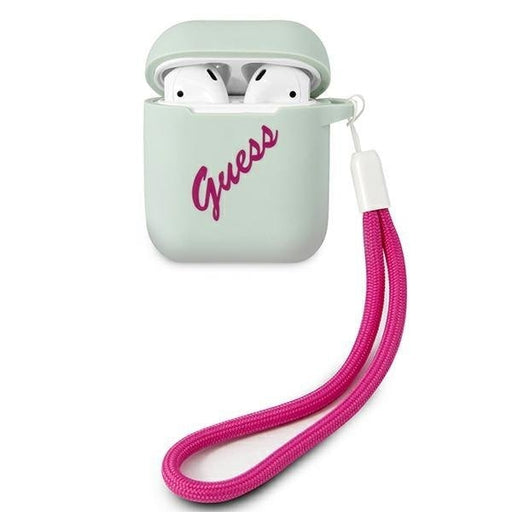 Калъф Guess Vintage за Apple AirPods Gen 1 / 2 Light Blue