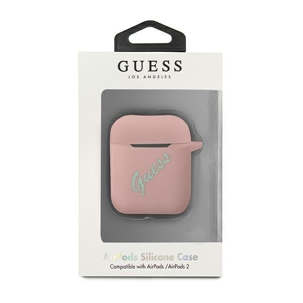 Калъф Guess Vintage за Apple AirPods Gen 1 / 2 Pink