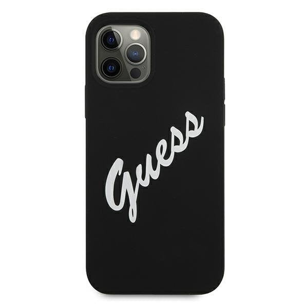 Калъф Guess Vintage White Script за Apple iPhone 12