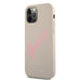 Калъф Guess Apple iPhone 12 Pro Max Vintage Pink Script Сив