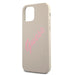 Калъф Guess Apple iPhone 12 Pro Max Vintage Pink Script Сив