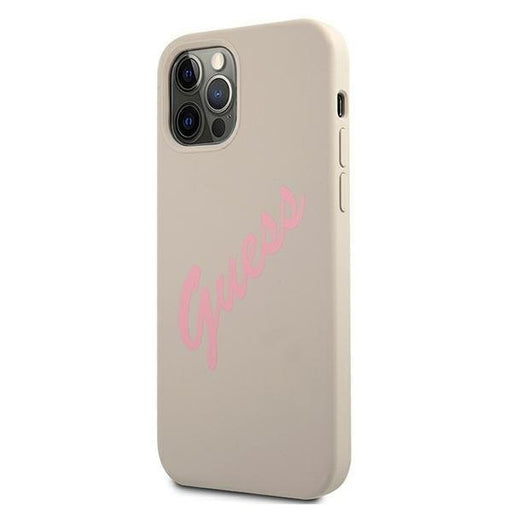 Калъф Guess Apple iPhone 12/12 Pro GUHCP12MLSVSGP Бежов